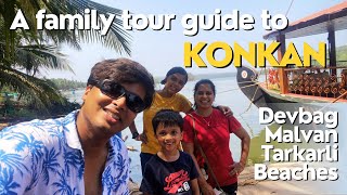 How to Plan a Konkan Trip Malvan Devbag Tarkarli Tourist Places  Nivati Beach [upl. by Oicangi]