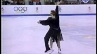 Marina KlimovaSergei Ponomarenko Compulsory Dance 1992 Winter Olympics [upl. by Nave]