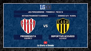 Progresista Guerrico vs Deportivo Acevedo  Fecha 16  Primera B  Liga Pergaminense [upl. by Anekam]