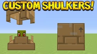 Minecraft Console Edition  All New Custom Shulker Mob Textures TU46 [upl. by Ahron495]