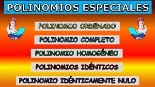 POLINOMIOS ESPECIALES [upl. by Enomor766]