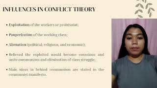 Conflict Theory BSSW2C  SW B6  GROUP 4 [upl. by Alurd]