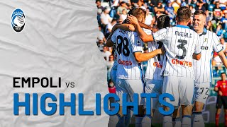 8ª SerieATIM  EmpoliAtalanta 14  Highlights [upl. by Aizek418]