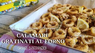 Calamari gratinati al forno la ricetta velocissima e irresistibile [upl. by Otho913]