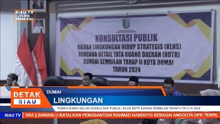 PEMKO DUMAI GELAR KONSULTASI PUBLIK I KLHS RDTR SUNGAI SEMBILAN TAHAP II TAHUIN 2024 [upl. by Hymen]