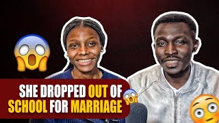 3 quotWATCH THIS • Why she dropped out of school to get marriedquot • 100 Videos in 100 Days [upl. by Nayllij656]