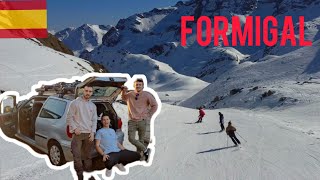 SKI Trip a FORMIGAL en un coche de ¡50CV [upl. by Otiv]