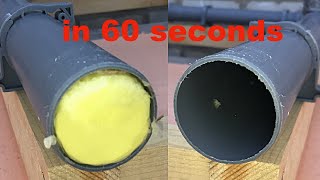 How to clean a sewer pipe in 60 seconds [upl. by Koerner874]