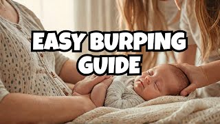 How to BURP Your Newborn Baby EASY Tips for Parents [upl. by Ayotal]