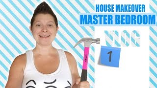 HOUSE MAKEOVER NOUVELLE CHAMBRE À COUCHER New Master Bedroom VLOG 1 [upl. by Zinah]