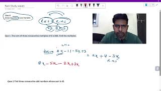 Linear equation in one variable class 8how to solve introduction [upl. by Onit]