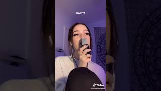 i dont wanna be you anymore idwbya Billie Eilish Cover TikTok madelinejanee [upl. by Enoob]