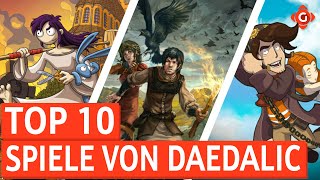 Die besten Spiele von Daedalic Entertainment  TOP 10 [upl. by Tarrel]