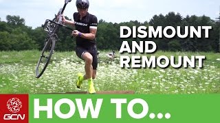 How To Dismount And Remount With Sven Nys  Cyclocross Skills [upl. by Erek]