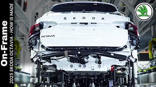 Skoda Octavia 2024 Production  Inside CAR MANUFACTURING CNC [upl. by Neemsaj962]