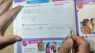 je produit mes apprentissages en français 3 AEP [upl. by Rezal]