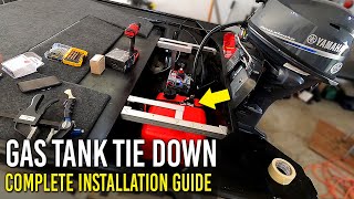 Jon Boat Gas Tank Installation Guide [upl. by Reisman656]