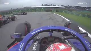 Latifi overtakes Perez Hamilton and Russell in the same corner  Brazilian GP umuzlusut [upl. by Nugesulo895]