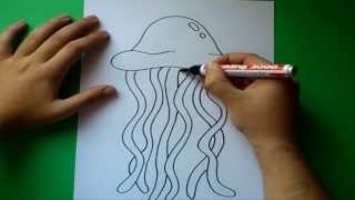 Como dibujar una medusa paso a paso  How to draw a medusa [upl. by Petromilli]