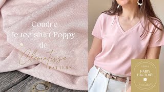 Coudre le teeshirt Poppy de Clématisse pattern [upl. by Zoes]