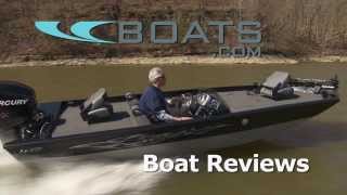 Lowe Stinger 18 HP Aluminum Bass Boat Review  Performance Test [upl. by Nerine]