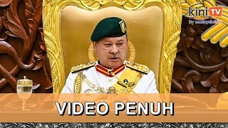 Video penuh Sultan Ibrahim menyampaikan Titah Diraja di Istiadat Pembukaan Parlimen ke15 [upl. by Pepita667]