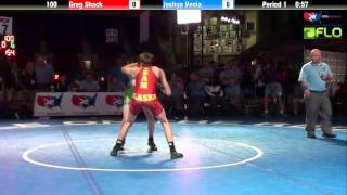 Cadet 100  Greg Shack Alaska vs Joshua Venia Ohio [upl. by Glen]