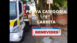 Prova de Carreta  Categoria E  DetranSP Chácara Califórnia [upl. by Pasadis445]