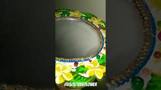 Old Mirror design vs new mirrordecoration kathgolap claycraft acrylic meredholnasun [upl. by Danzig]