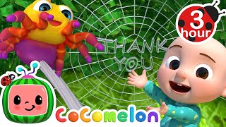 The Return of The Itsy Bitsy Spider  More  JJs Animal Time  Cocomelon  Nursery Rhymes  3 Hours [upl. by Warrin367]