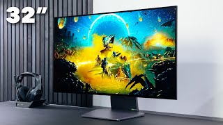 LGs NEW 32” 4K OLED Gaming Monitor 32GS95UE Unboxing  Review [upl. by Claus]