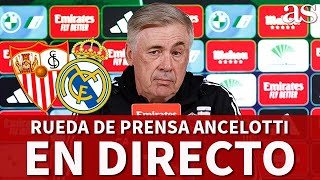 RUEDA DE PRENSA ANCELOTTI EN VIVO  Diario AS [upl. by Anyar]