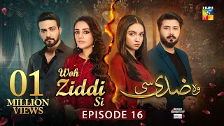 Woh Ziddi Si  Episode 16  1st November 2024  Aina Asif amp Ali Abbas  SIA BEAUTY CREAM  HUM TV [upl. by Sellig]