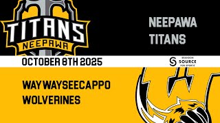 HIGHLIGHTS  Neepawa Titans  Waywayseecappo Wolverines Oct 824 [upl. by Kreit]