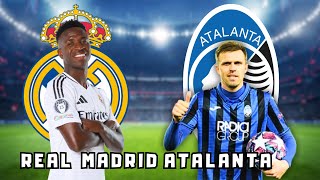 Champions league 2425  Real Madrid VS Atalanta  vinicius championsleague mbappe [upl. by Kcire938]