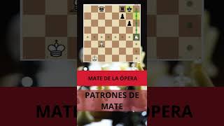 10 Mate de la Ópera chess aprenderajedrez clasesdeajedrezjaque [upl. by Artaed587]