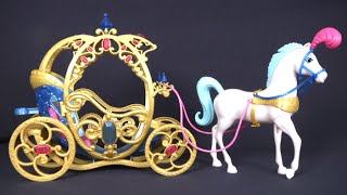 Cinderellas Horse and Carriage from Mattel [upl. by Nyhagen749]