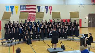 Kahler Middle School 7th Grade Choir  quotAmazingquot  ISSMA Competition  31123 [upl. by Lecrad]