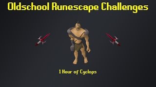 OSRS Challenges 1 Hour of Cyclops  Episode 23 [upl. by Joye]