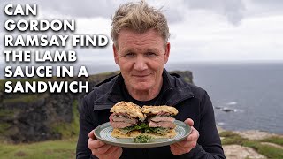 Gordon Ramsay Finds the Lamb SauceIn a Sandwich [upl. by Euphemie]