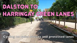 🚲 A great way to cycle from Dalston to Harringay Green Lanes [upl. by Libby]