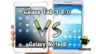 iPad Mini vs Galaxy Tab 3 80 Comparison [upl. by Anegue60]