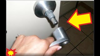 Broken Door Knob How to open the house door after door knob failure [upl. by Amethist]