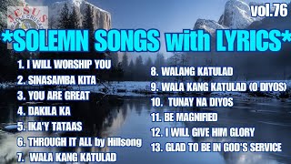 NEW RELEASE SOLEMN WORSHIP SONGS WITH LYRICS NONSTOP CHRISTIAN SONGS JMCIM SONGS WITH LYRICS [upl. by Arbmat]