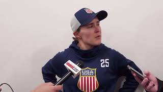 Alex Carpentar Postgame  11624 USA vs Canada Rivalry Series [upl. by Sheffy]