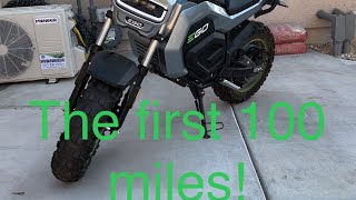 How does the Ego Mini Bike hold up the first 100 miles [upl. by Adham]