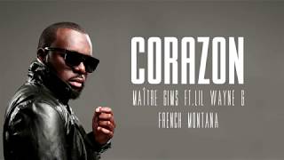 Maître GIMS  Corazon ft Lil Wayne amp French Montana LyricsParoles [upl. by Mannos]