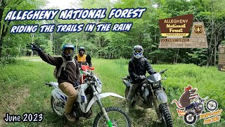 Allegheny National Forest Trails Ride  2023 [upl. by Airekahs586]