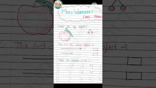 Math Worksheet For Class Nursery  Class Nursery Math Worksheet  Math Worksheet  Nursery Worksheet [upl. by Accever]