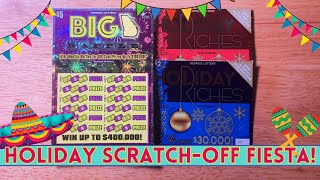 Georgia Raffle amp Holiday Riches A Spicy 59 ScratchOff [upl. by Ailsa354]